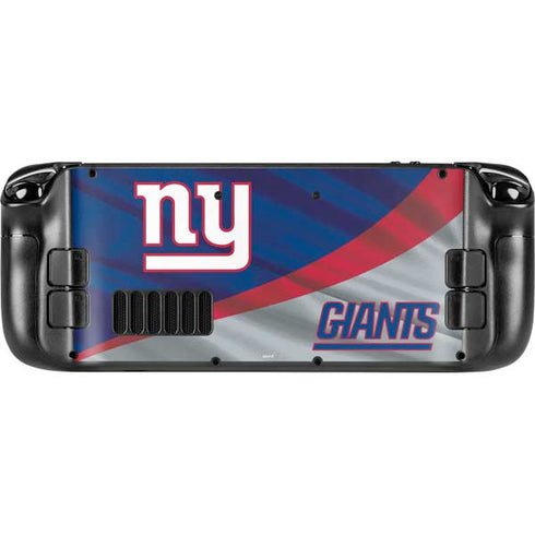NFL New York Giants Steam Deck Handheld Gaming Computer Skin